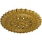 Ekena Millwork Sellek Ceiling Medallion (Fits Canopies up to 1 1/8"), 18 1/2"OD x 7/8"ID x 1 1/2"P, Pharaohs Gold CM18SKPGS - alternate 2